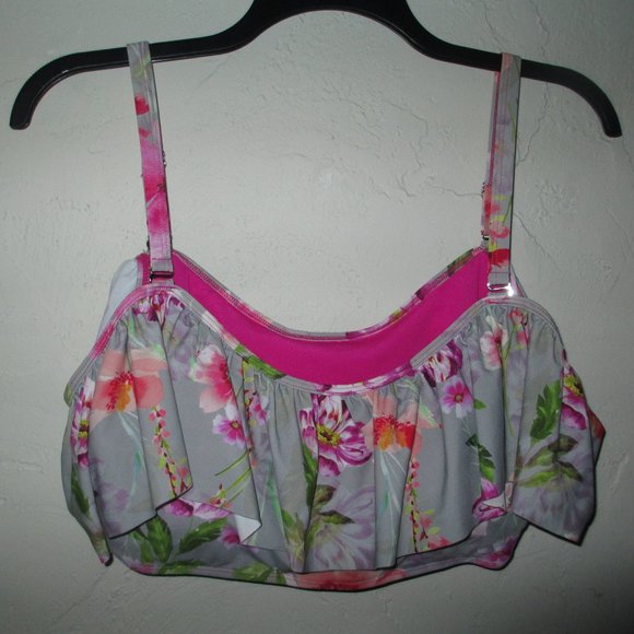 2X or 3X Plus size Tropical Bikini Set womens swimsuit top/bottom NEW - Picture 4 of 5